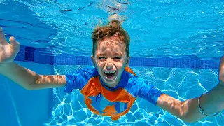 قواعد السلامة في المسبح مع فلاد ونيكي 