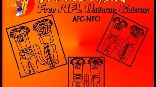 American Football Uniform Coloring Pages - NFL Football Coloring Popular Football Printables 03