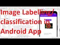 How to implement image classification labelling method in your Android App