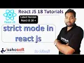 strict mode in react JS in Hindi What is Strict Mode in React React 18 with Redux Toolkit