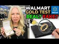 Testing WALMART GOLD Rings Earrings Real Cubic Zirconia or Glass 14K GOLD Presidium Gem Tester II