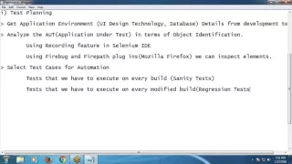 Selenium Tutorial 4 Selenium Test Life Cycle