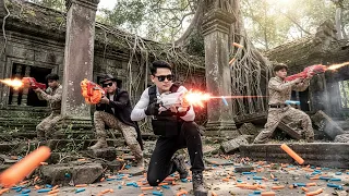 LTT NERF WAR : SEAL X Winter Warrior Nerf Guns Fight Shadow Syndicate Tactical Vault Recovery