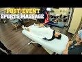 Sports Massage Post Event Technique Part 1