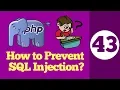 43-How to Prevent SQL injection with PHP in Hindi