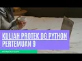 Tutorial Pemrograman Python Bag 9 FREE Modul List Tuple