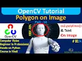 Draw Polygons On An Image using OpenCV Python OpenCV Tutorial in Hindi Computer Vision