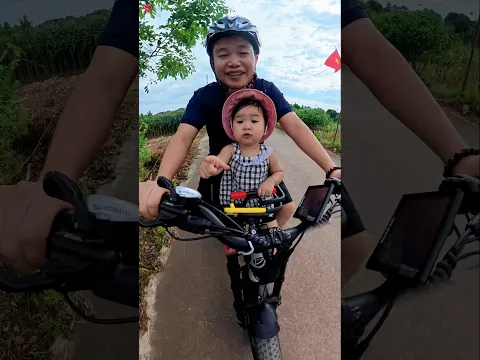 Just Me, My Daughter, and One Bike #bike #bycycle