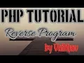 String Reverse Program Without Using Built Function in PHP Language Hindi Php Tutorial