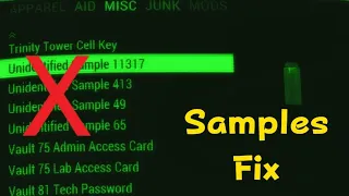 FALLOUT 4 - CAMBRIDGE POLYMER LABS Remove Samples From Inventory