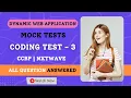 Mock Tests Coding Test - 3 Answers JavaScript NxtWave CCBP 4 0