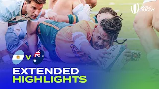Argentina and Australia in THRILLER | Extended Highlights | Men's August Internationals