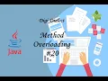 Lecture 20 Method Overloading