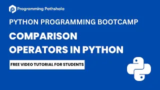 Python Programming Mastering Comparison Operators