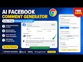 Free AI Facebook Comment Generator Chrome Extension Install Full Demo Source Code