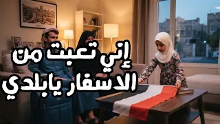 إني تعبت  من الأسفار  يا بلدي   دندنها