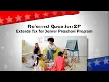 Referred Question 2P - Extends Tax for Denver Preschool Program