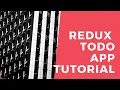 Redux Todo App Tutorial - React Redux Beginner Tutorial on creating a Todo List App