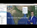 How to Convert Shapefile to KML Course ArcGIS Level 1 Lecture 51 Google Earth GIS ArcMap