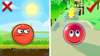i played Red ball 3D new game