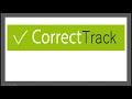 CorrectTrack com User Manual Part 1 - Quick Start