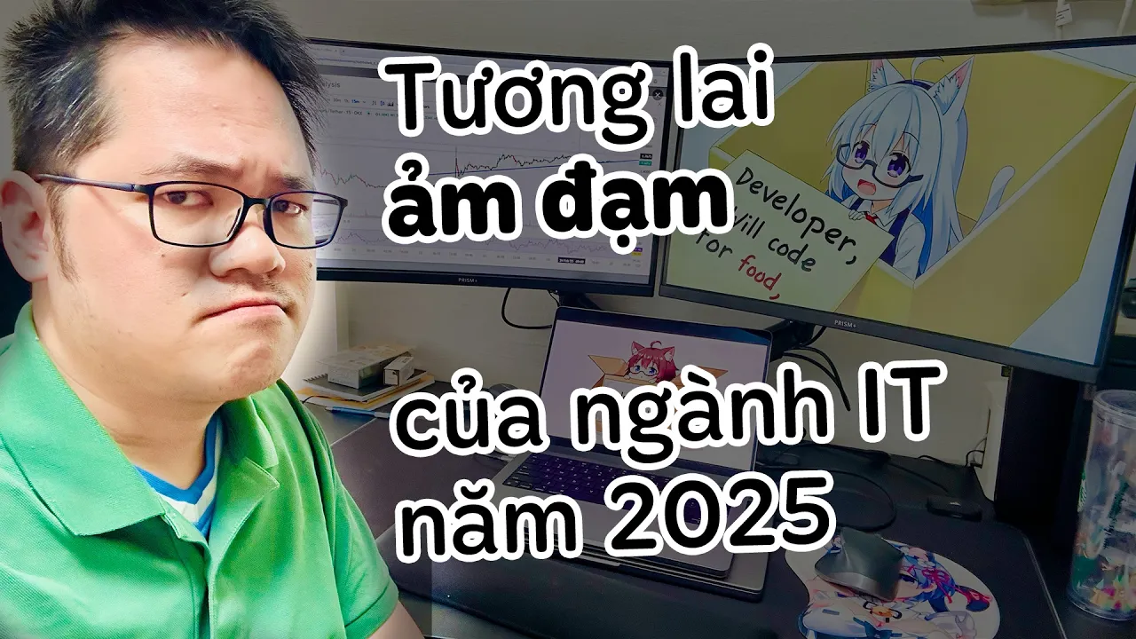Outline Video Ngành lập trình và IT năm 2025 ảm đạm ra sao??