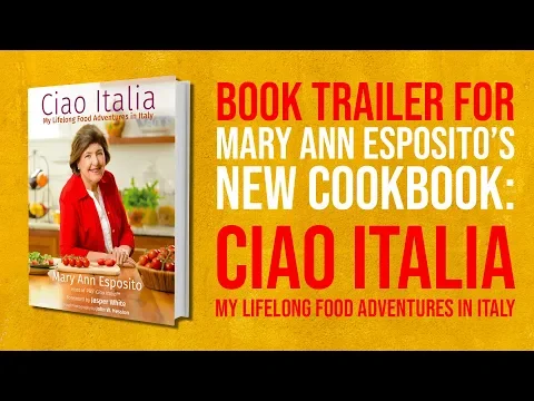Ciao Italia : My Lifelong Food Adventures in Italy - [New Cookbook Trailer!]