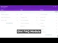 Page Builder Tools For FAQ Plugin - Divi Block Shortcode