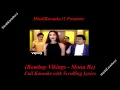 Bombay Vikings - Mona Re | Full Karaoke with Scrolling Lyrics