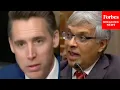 Hawley Asks Dr Bhattacharya Will You Ban Use Of Aborted Fetal Tissue In Research Funded By NIH