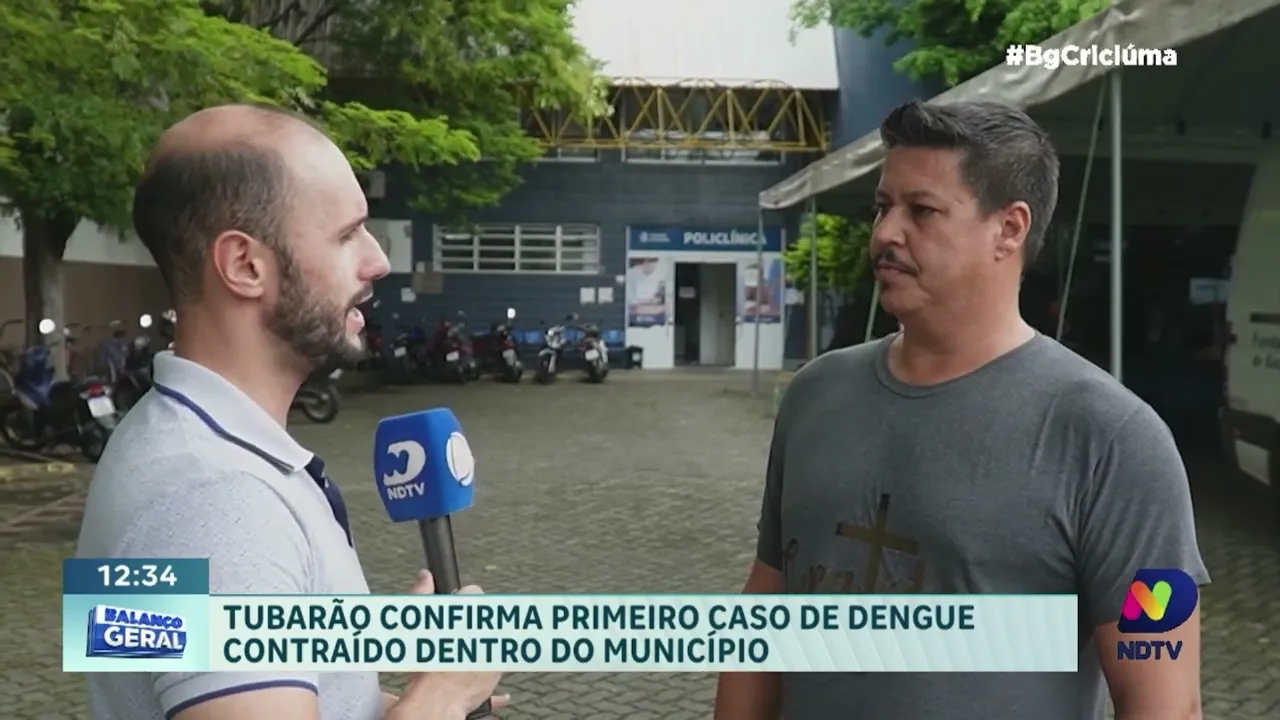 Confirmado primeiro caso de dengue em Tubarão