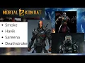 Mortal Kombat 12 New drain Characters smoke havik sareena Deathstroke