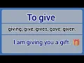 Download Lagu Irregular Verb - to give (giving, give, gives, gave, given).