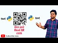 How to Generate QR code and read using python learn python python hacks