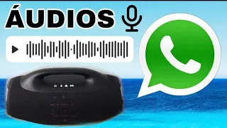 Ouvir escutar  áudios do WHATSAPP  sem sair SOM na caixa Bluetooth :  audio separado