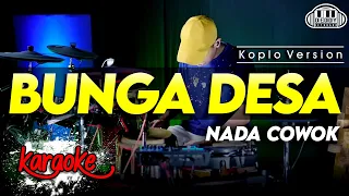 bunga desa karaoke nada cowok pria versi slow d academy faris kendang