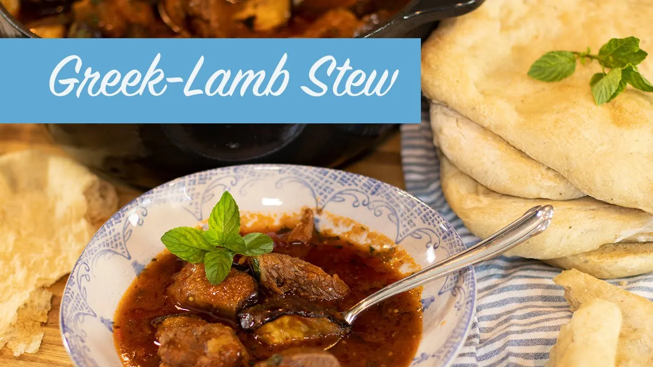 Greek Lamb & Roasted Eggplant Stew: Low-carb and Hearty Stew