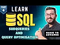 SQL Basic To Advance Subqueries Query Optimisation
