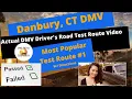 ACTUAL DRIVER S TEST Danbury CT DMV Route Behind Wheel Driving Adult Training Course 1 Connecticut