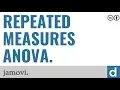 Repeated-measures ANOVA jamovi