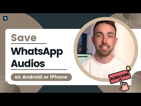 Download MP3 How to Save WhatsApp Audios on Android or iPhone?
