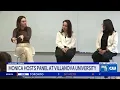 Monica Cryan hosts panel at Villanova University PHL17 Morning News
