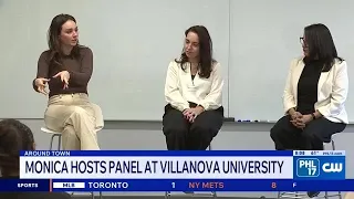Monica Cryan hosts panel at Villanova University PHL17 Morning News