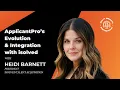 Heidi Barnett on ApplicantPro s Evolution and Integration with isolved