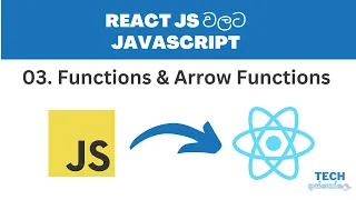 Javascript For React JS Sinhala - Functions Arrow Functions