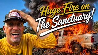 Huge Fire on The Sanctuary! 