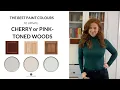 WOOD CABINETS - Cherry Red or Pink The BEST Paint Colours to Update Them
