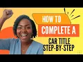 How to Complete An Ohio Car Title Step-by-Step