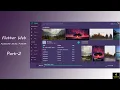 Flutter Web UI - Awesome music player