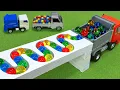 Download Lagu Marble Run ASMR Race ☆ HABA Slope \u0026 Dump Truck Excavator Ambulance Forklift Garbage Truck Car Mix